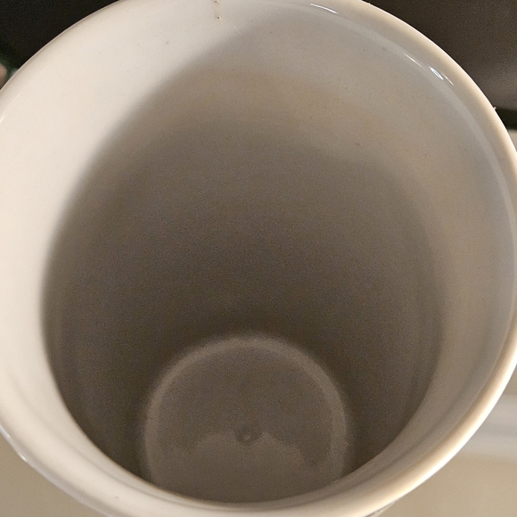 Vtg White And Blue Porcelain 16oz Mug. Blue Willow Inspiration Pattern Cup - Picture 9 of 14